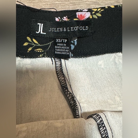 Jules & leopold Floral pull on Wide-Leg Pants - Picture 3 of 5